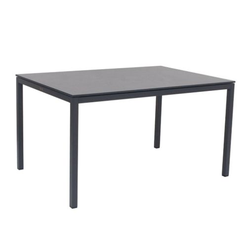 Mandalay Pure Havebord L: 132 cm - Aluminium/Antracit (Midlertidigt Udsolgt)